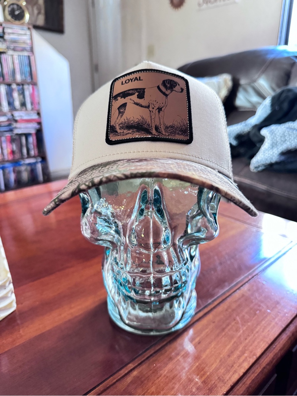 Goorin Bros. “LASER ENGRAVED DOG” Loyal Trucker Hat. Mesh SnapBack NWT